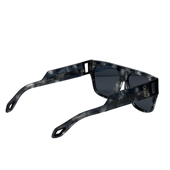 NEW QUAY AUSTRALIA Go Off black tortoise black polarized sunglasses styl… - Picture 16 of 16